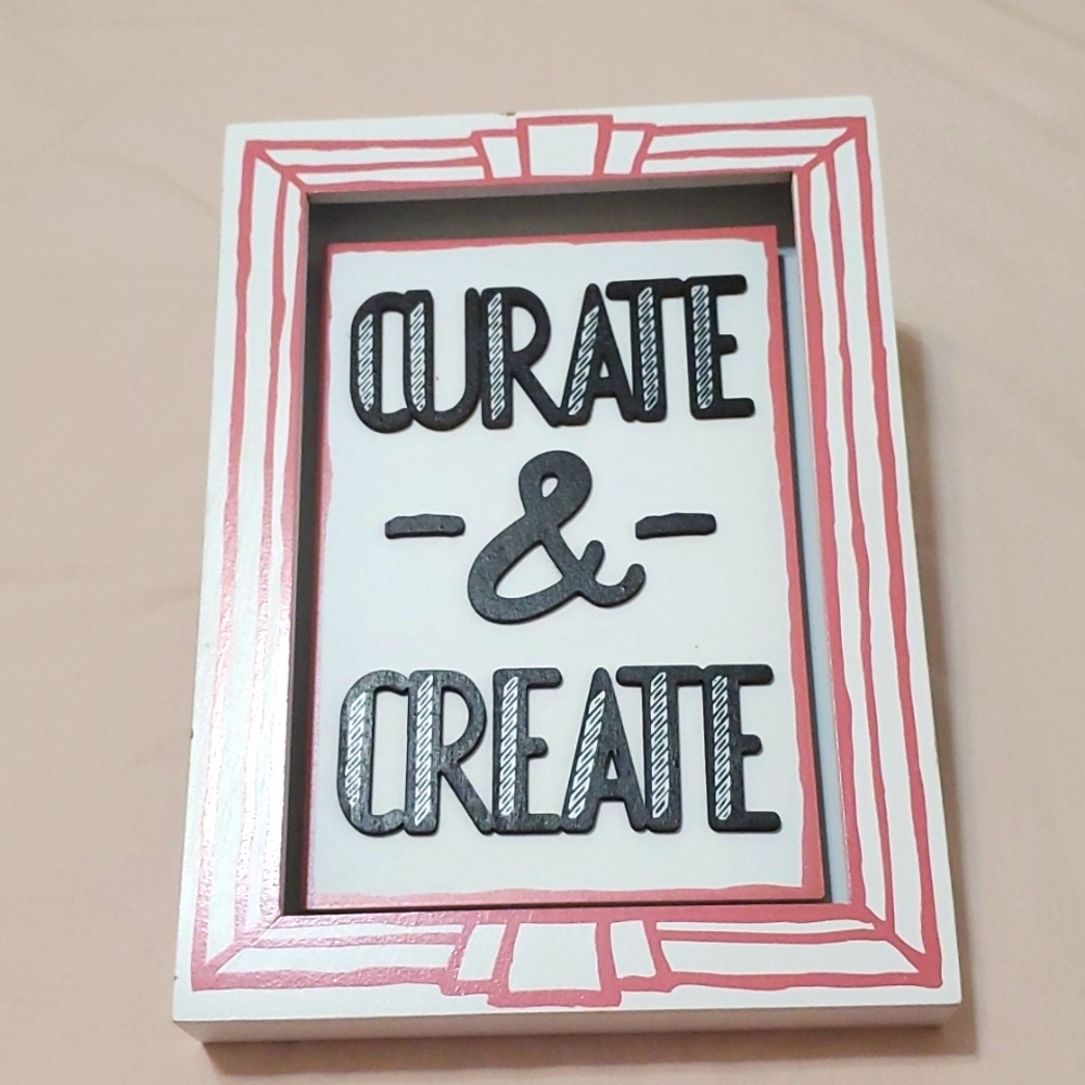 "Curate & Create" Wall Decor